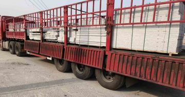 曲靖 白麻荔枝面外墙干挂，工厂装车日常