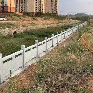 曲靖 白麻河道栏杆效果展示图
