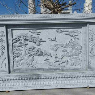 曲靖 芝麻白大型照壁，屏风，影壁