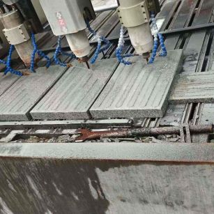 曲靖 芝麻白花岗岩荔枝面盲道雕刻