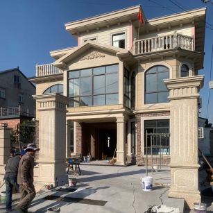 曲靖 黄金麻花岗岩荔枝面别墅外墙干挂私家专属