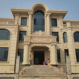 曲靖 黄金麻花岗岩别墅外墙干挂