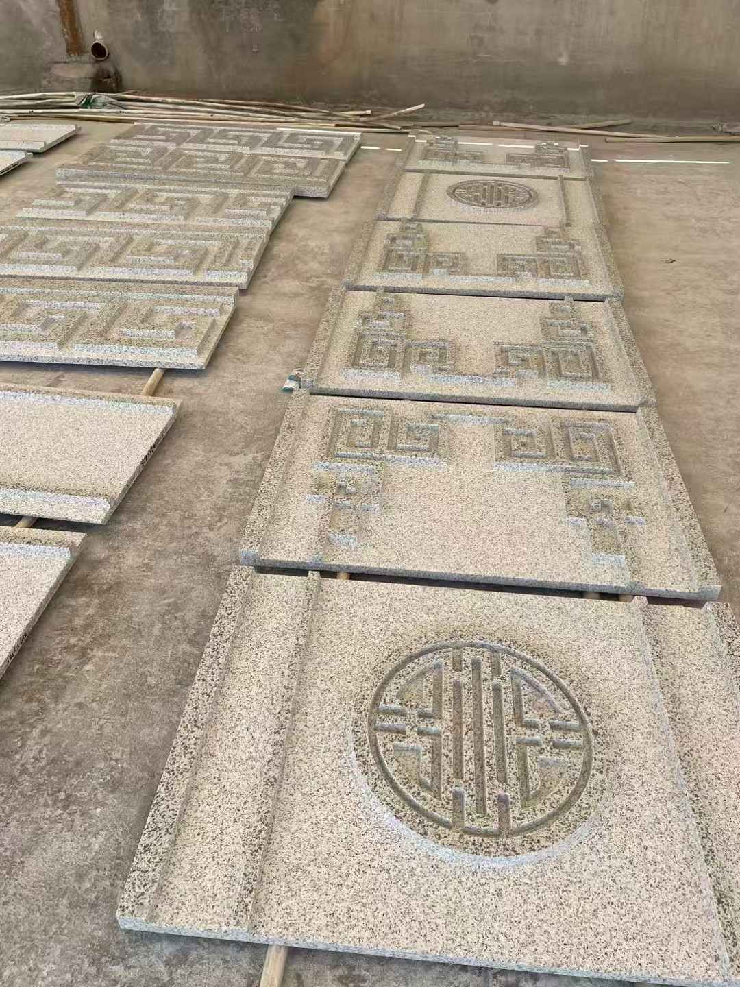 曲靖 白麻花岗岩外墙立面雕刻板