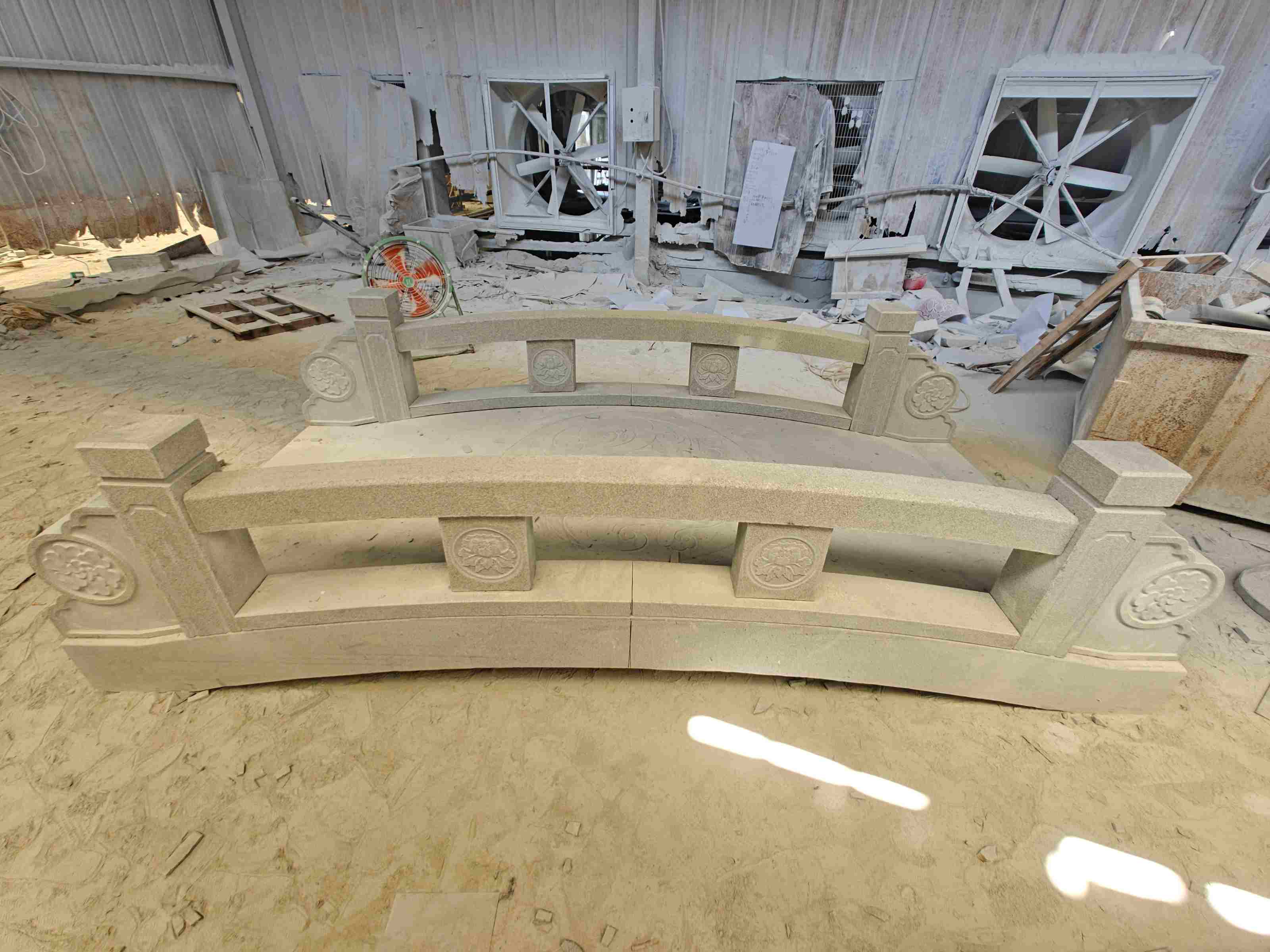 曲靖 芝麻灰花岗岩异形加工-拱桥，石桥